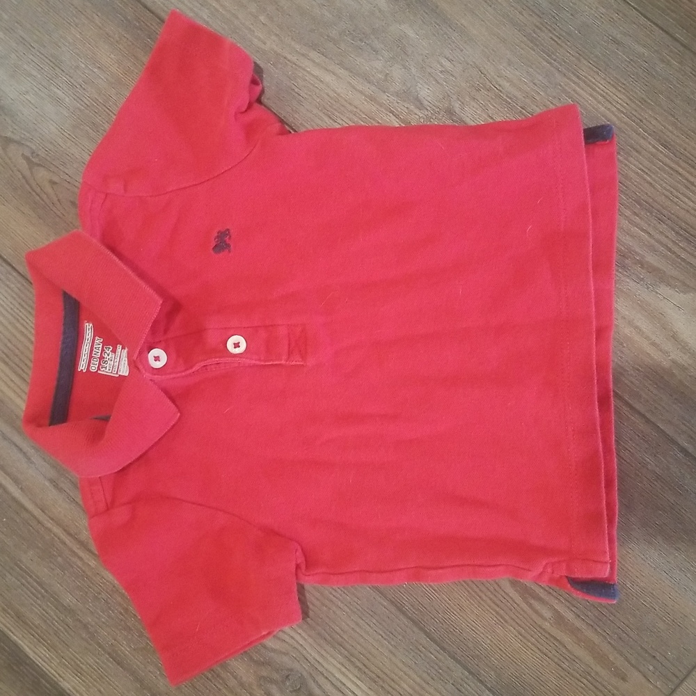 Old Navy Red Polo 18-24 months